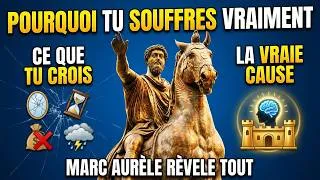 Miniature : 👉Marc Aurèle révèle pourquoi vous souffrez vraiment #motivation #citation #marcaurèle