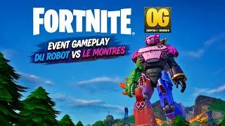 Miniature : REPLAY DE L'EVENEMENT DE FORTNITE OG SAISON 9 LE ROBOTS VS LE MONSTRES