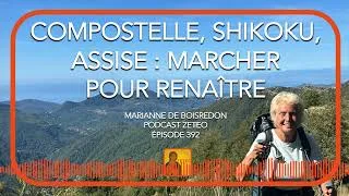 Miniature : Zeteo #392 - Marianne de Boisredon : Compostelle, Shikoku, Assise : Marcher pour renaître