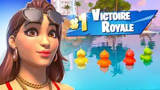 Miniature : Le DÉFI de la COURSE aux CANARDS LÉGENDAIRE sur FORTNITE ! 🦆