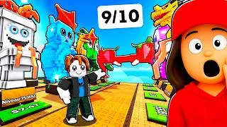 Miniature : Je VISITE les MEILLEURES BASES de mes ABONNÉS ! 🤯 (Kick a Lucky Block)