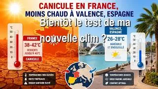 Miniature : Canicule en France, moins chaud à Valence en Espagne : bientôt le test de ma climatisation ?