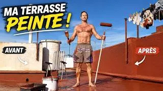 Miniature : J'ai repeint un peu ma terrasse avec de la peinture que j'aurais jeté sinon : je continue ?