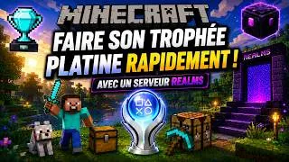 Miniature : PLATINÉ MINECRAFT RAPIDEMENT AVEC UN SERVEUR REALMS !