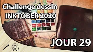 Miniature : Détente, dessin et aquarelle - Inktober 2020 Jour 29 [Tuto - Aquarelle]