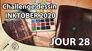 Miniature : Détente, dessin et aquarelle - Inktober 2020 Jour 28 [Tuto - Aquarelle]