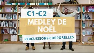 Miniature : Medley de Noël - version percussions corporelles cycle 1 cycle 2