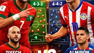 Miniature : 🔥🇲🇦 Simulation Maroc vs Paraguay 31/03/2026 : Tactiques, Joueurs Clés  | Analyse Match Amical