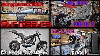 Miniature : Grc moto Je fabrique le POT avec Einstar Rockit et Ws Exhaust Designer partie 2