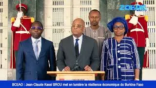 Miniature : BCEAO : Jean-Claude Kassi BROU met en lumière la résilience économique du Burkina Faso