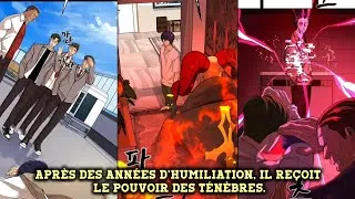 Miniature : 🫆Ils ont fait de sa vie un enfer maintenant, il contrôle les ténèbres.|Résumé manhwa  