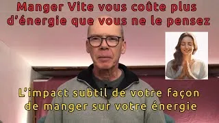 Miniature : Manger vite vous coûte plus d’énergie que vous ne le pensez…