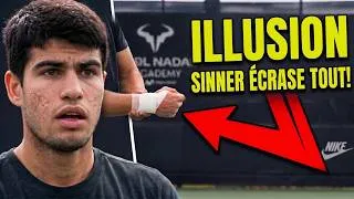 Miniature : Le Retour de Carlos Alcaraz est une ILLUSION : Sinner Écrase Tout