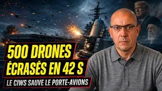 Miniature : L’Iran lance 500 drones contre un porte-avions US : le CIWS les efface en 42 s