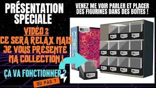 Miniature : PRÉSENTATION SPÉCIALE - Je parle et discute en organisant mes boîtes Unmatched - Vidéo 2
