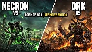Miniature : Nécrons vs Orks 1v1 : Le Duel 🟢 DoW Definitive Edition