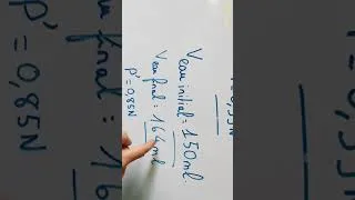 Miniature : MECA7 TP Poussée d'Archimede  #physique #science