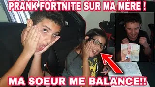 Miniature : JE PRANK MA MÈRE AVEC MA SOEUR POUR ACHETER DES VBUCKS MAIS ELLE ME BALANCE!!! JE LA FRAPPE