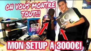 Miniature : MON 1er PC GAMER :SETUP 2019 À 3000 EUROS!!! PRÉSENTATION CONFIG AVEC MON POTE FLOYD