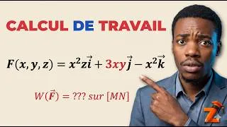 Miniature : Le secret pour calculer le travail d'une force, Exercice type