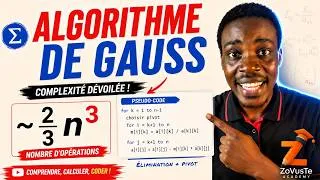 Miniature : Complexité de l'algorithme de Gauss : méthode pas à pas (01)
