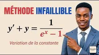 Miniature : Équation Différentielle 1er Ordre : La Méthode (variation de la constante)
