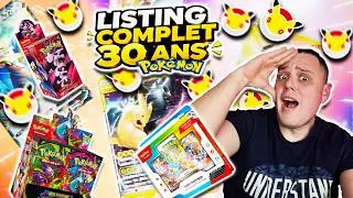 Miniature : Pokémon TCG : Réassorts MASSIFS & LISTING COMPLET série 30ans 🔥