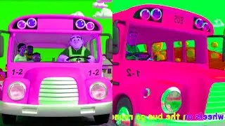 Miniature : Wheels On The Bus No119 | COCOMELON! FAST RANDOM REPEATER OVERLAY! | Mash Up Video& Sound FX INVERT4
