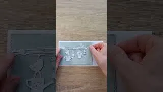Miniature : Carte découpe dies oiseaux #diy #scrapbooking #dies
