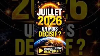 Miniature : 🌍 Juillet 2026 sera-t-il un mois décisif ?