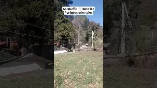 Miniature : Pyrénées orientales des vents à 150km/H quelques dégâts au village #tempête #nils