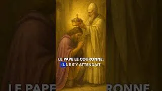 Miniature : 800 : Le sacre de Charlemagne – Quand le pape couronne un empereur