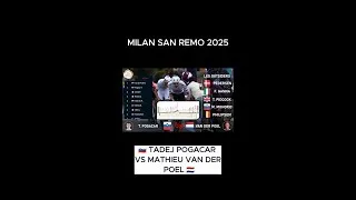 Miniature : 🔴 MILAN-SAN REMO 2025 🇮🇹 / 🔥 VAN DER POEL HISTORIQUE ! 🇳🇱 POGI S'INCLINE ! 🇸🇮
