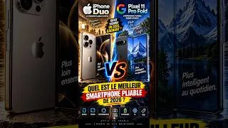 Miniature : 📱 iPhone Duo vs Google Pixel 11 Pro Fold : Quel est le meilleur smartphone pliable de 2026 ?