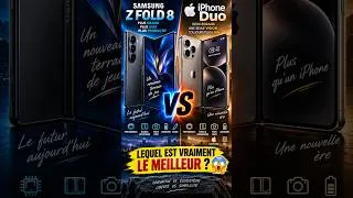 Miniature : Samsung Z Fold 8 vs iPhone Duo : Le Duel Pliable