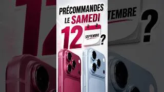Miniature : ✨📱 iPhone 18 Pro : Des précommandes décalées au samedi ? #apple #iphone #applewatch #iphone18pro
