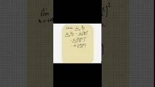 Miniature : calcul de limite