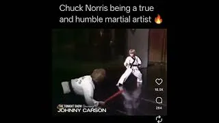 Miniature : Chuck Norris meets his Match! 🤣  Definitely a Great guy!
