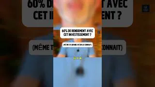 Miniature : Cet investissement rapporte 60% par an !