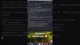 Miniature : CYBERSÉCURITÉ SIGNATURE NUMÉRIQUES Avec Kali Linux