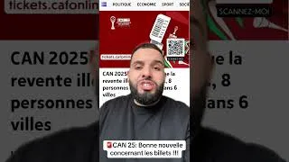 Miniature : 🚨Des revendeurs de billets pour la CAN arrêtés et placés en garde à vue !!!