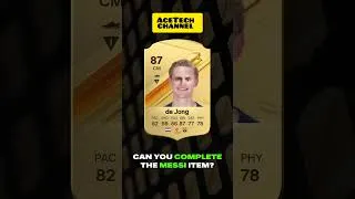Miniature : Can you complete the Messi item ? #cr7 #football #messi #soccer #acetechchannel #fypシ