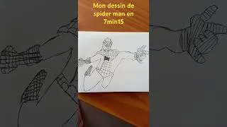 Miniature : Mon dessin de spider man en 7min15