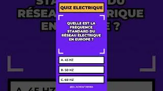 Miniature : #Électricité #Quiz #IngénierieÉlectrique #Électronique #Apprentissage #Diodes #MachinesÉlectriques