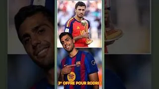 Miniature : 🚨🚨 BARÇA : UNE TROISIÈME OFFRE POUR RODRI, LES NÉGOCIATIONS AVANCENT
