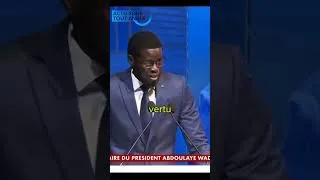 Miniature : Sénégal : Président Diomaye Faye Servir sa jeunesse vaut mieux que se servir d'elle #shorts