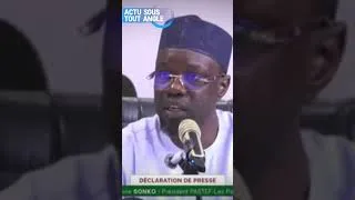 Miniature : SONKO explique les raisons de son limogeage par le Président Diomaye Faye #shorts #pastef