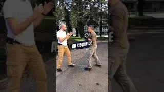 Miniature : travail de coups de coude à la pattes d’ours avec Eric Quequet