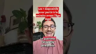 Miniature : Les 7 dispositifs pour partir à la retraite avant l'âge légal #retraite