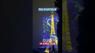 Miniature : PARIS Feu d’artifice BASTILLE DAY 2026 #coasterculture #firework #drones #bastilleday #parisevent